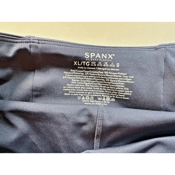 Spanx The Get Moving Skort Skirt Womens XL Navy Pickleball Golf Travel - Picture 7 of 7